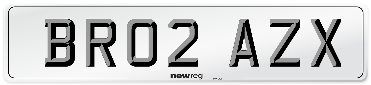 BR02 AZX Number Plate from New Reg